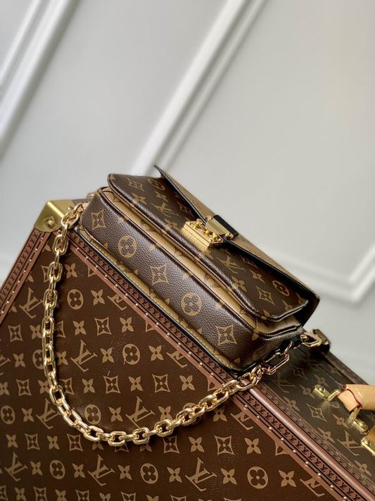 Pochette Métis East West Reverse Brown