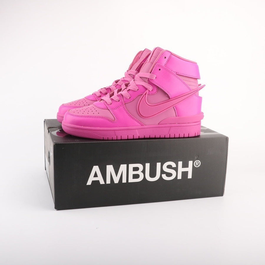 Tênis Cano Alto Couro Fuschia Detalhes Cosmic