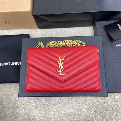 Saint Laurent Should Bag red
