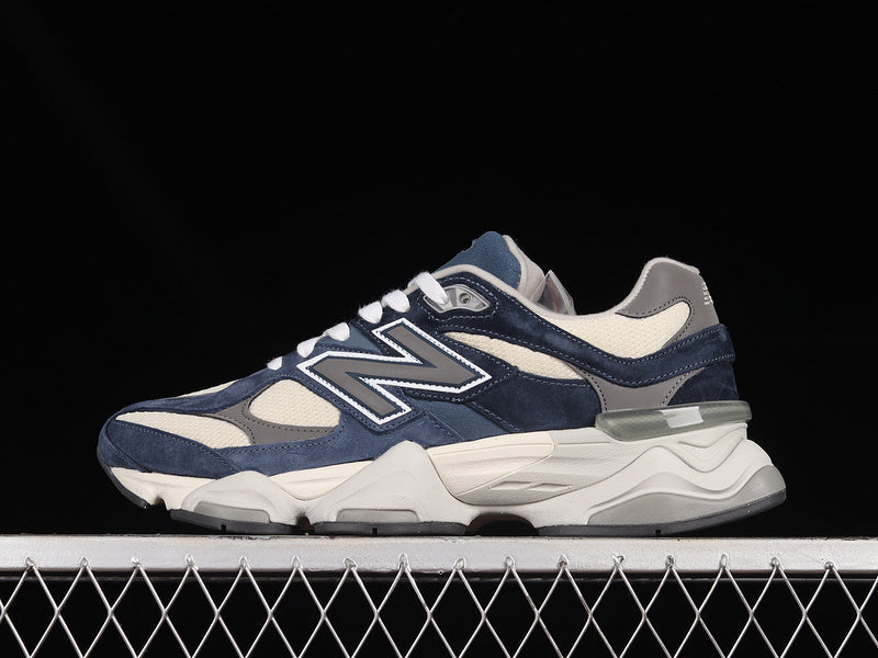 Tênis Runner Malha Natural e Indigo Solado Contrastante
