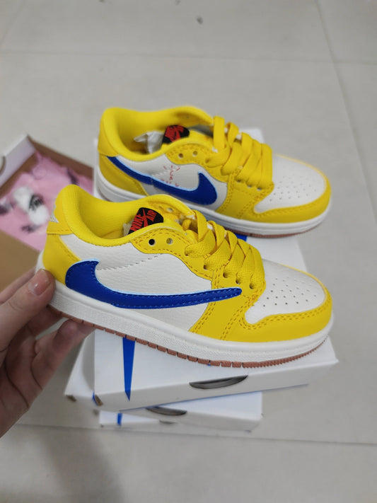 Jordan 1 Retro x Travis Scott Yellow Infantil