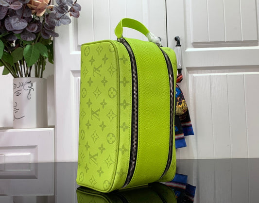 Lv Necessaire Dopp Kit Neon Yellow