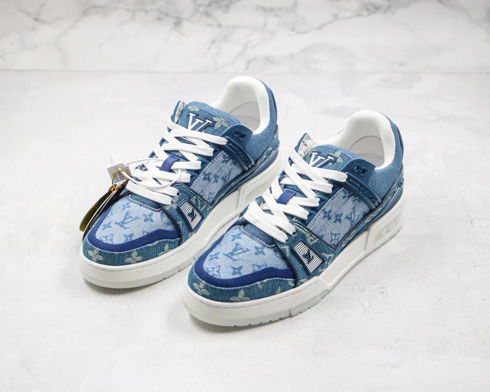 Louis Vuitton Trainer Monogram Sneaker Denim