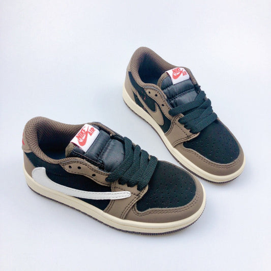 Jordan 1 Retro x Travis Scott Brown Infantil