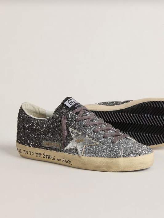 Tênis Golden Goose Superstar Prateado