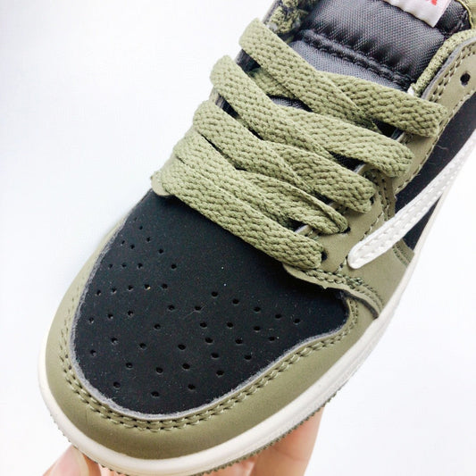 Jordan 1 Retro x Travis Scott Green Infantil