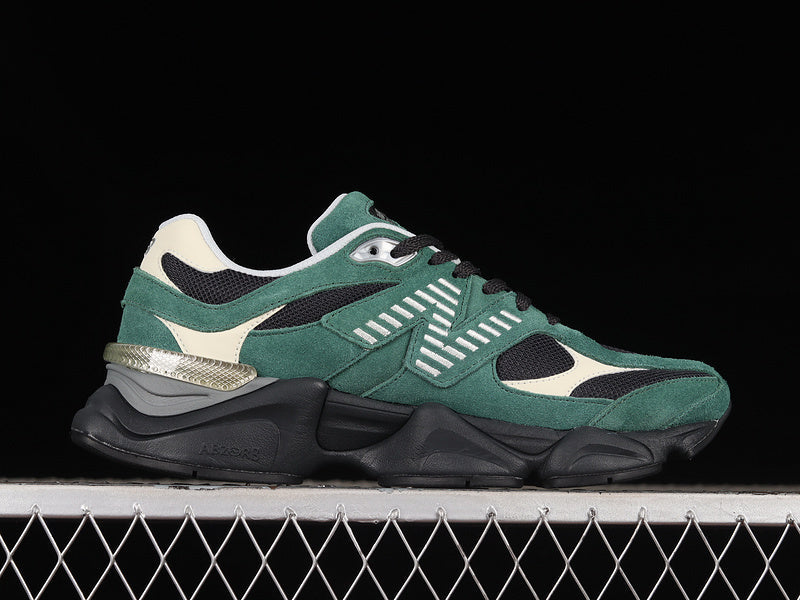 Tênis Runner Malha Forest Green Detalhe Cinza