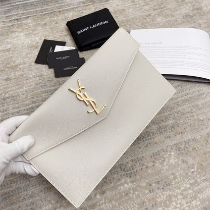 Saint Laurent Wallet White