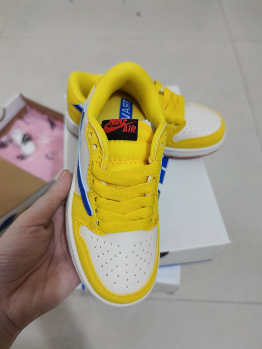 Jordan 1 Retro x Travis Scott Yellow Infantil