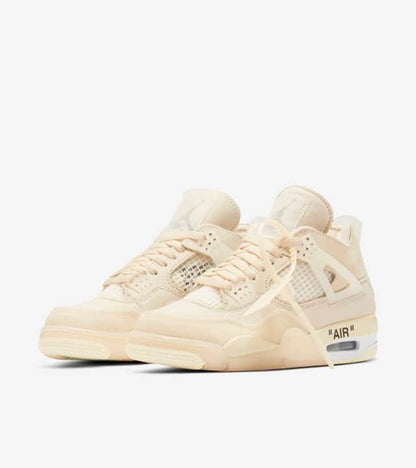 Air Jordan 4 Retro x Off-White Sail