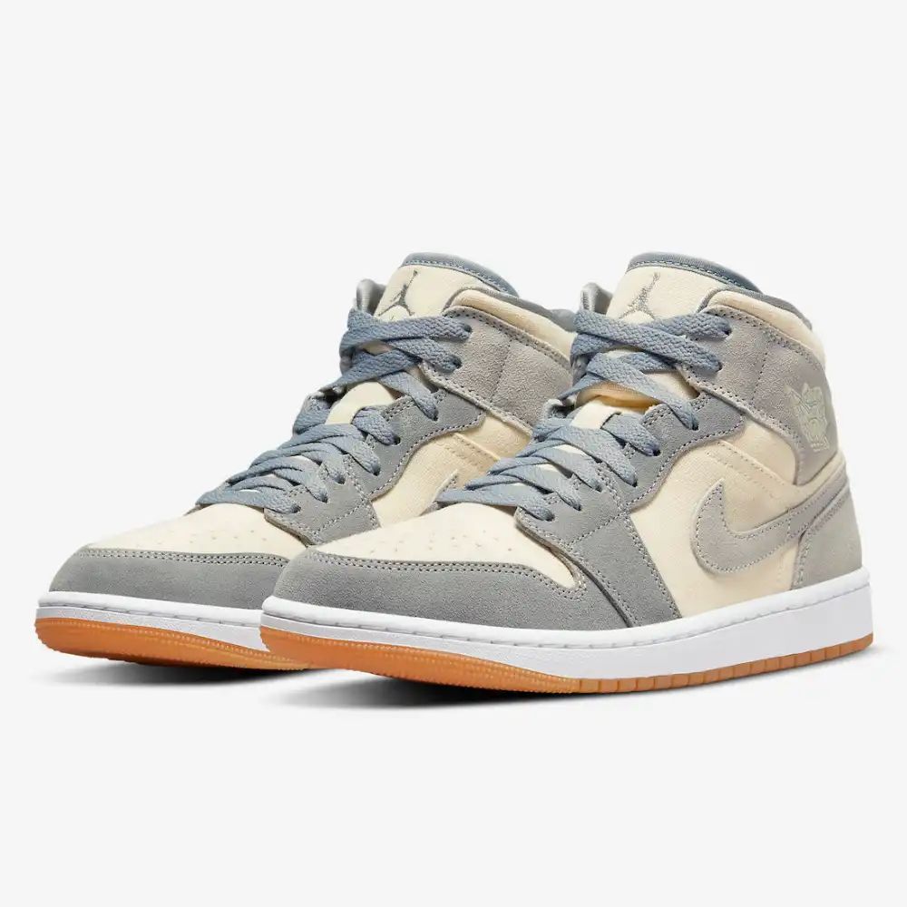 Air Jordan 1 Retro Mid SE Coconut Milk Particle Grey