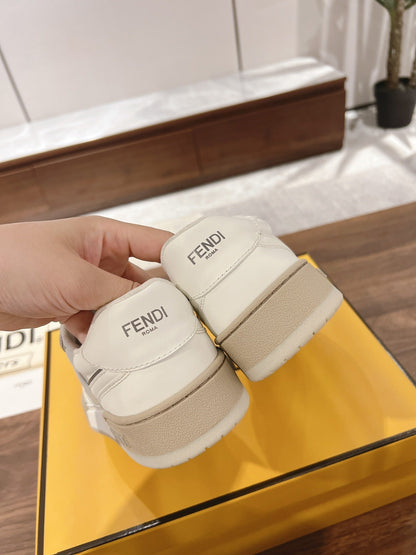 Fendi Match sneakers in white