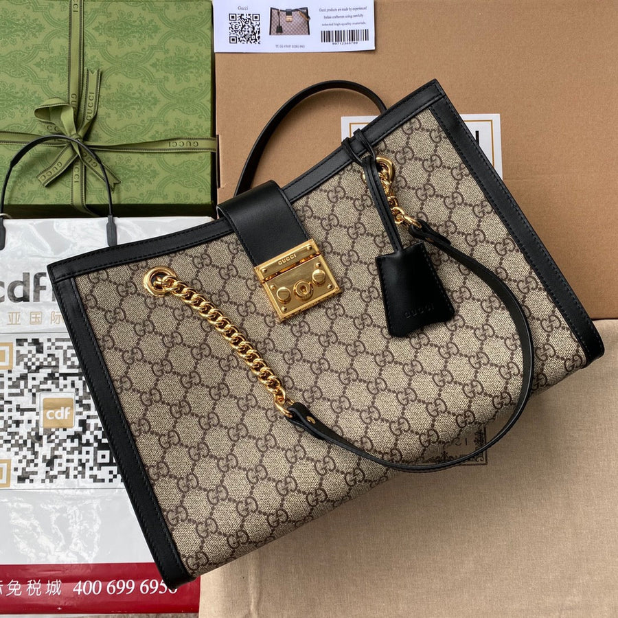 Bolsa Shoulder Couro Médio com Fechadura Frontal