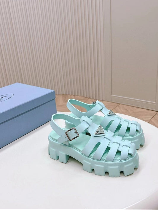 Prada Monolith blue