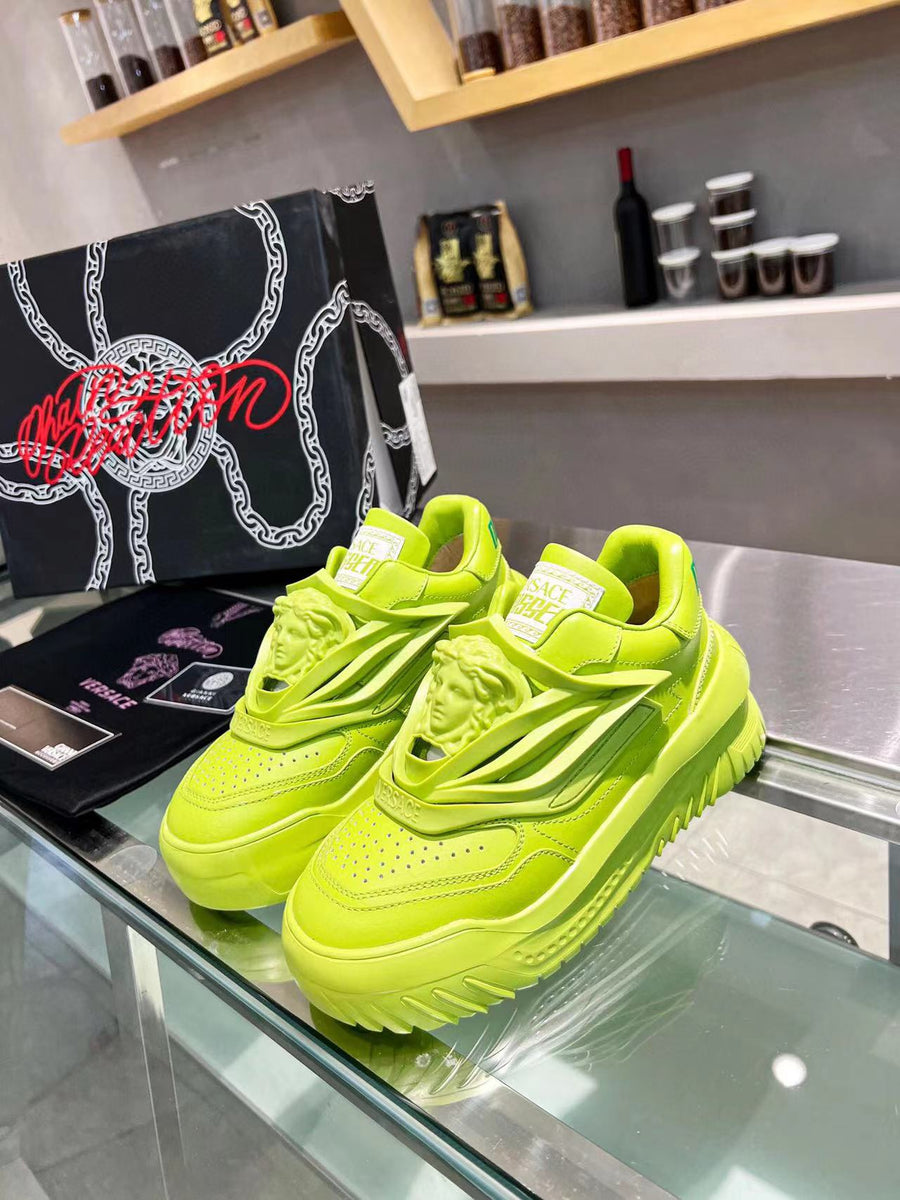 Tênis Runner Neoprene Amarelo Neon
