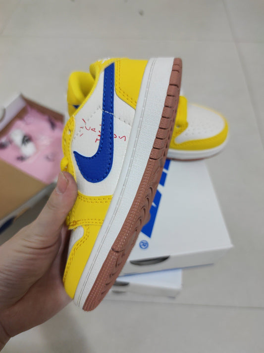 Jordan 1 Retro x Travis Scott Yellow Infantil