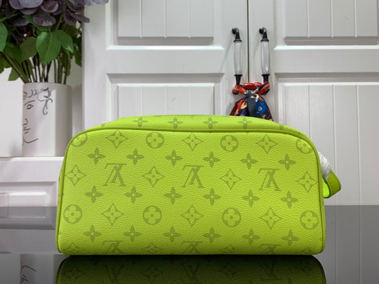 Lv Necessaire Dopp Kit Neon Yellow