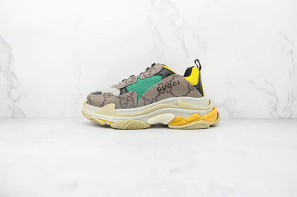 Balenciaga Triple S The Hacker Project Beige Green Yellow