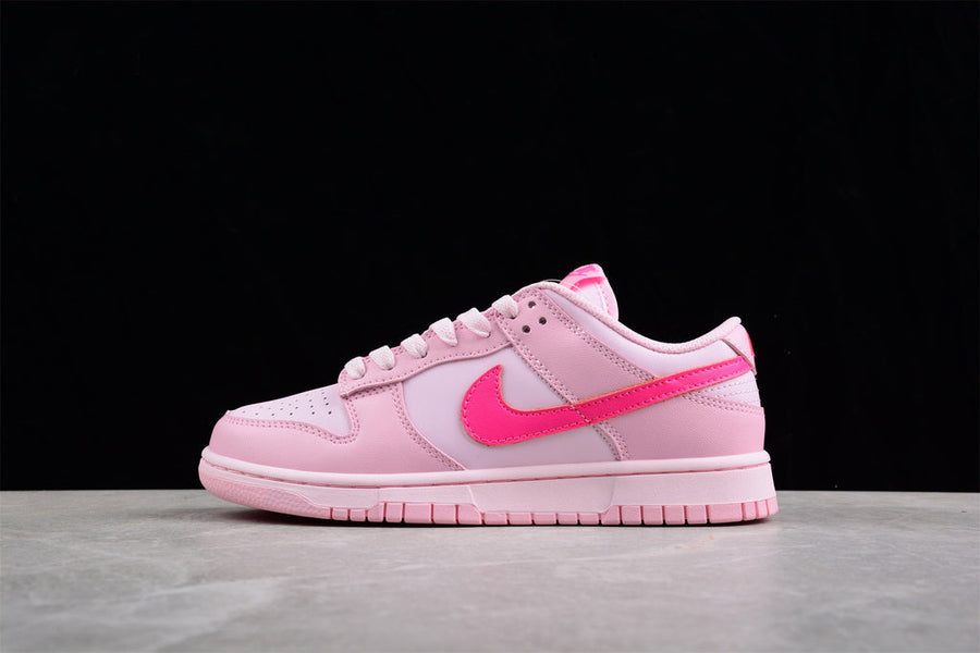 Tênis Cano Baixo Couro Rosa Monocromático