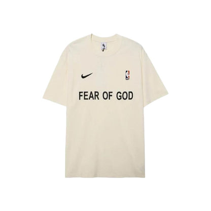 Camiseta Fear Of God Essentials x Nike x NBA Biege