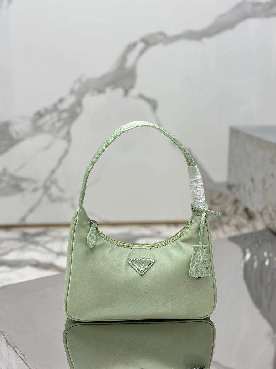 Bolsa Shoulder Nylon Preto Mini Satchel