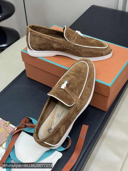 Tênis Casual Camurça Marrom
