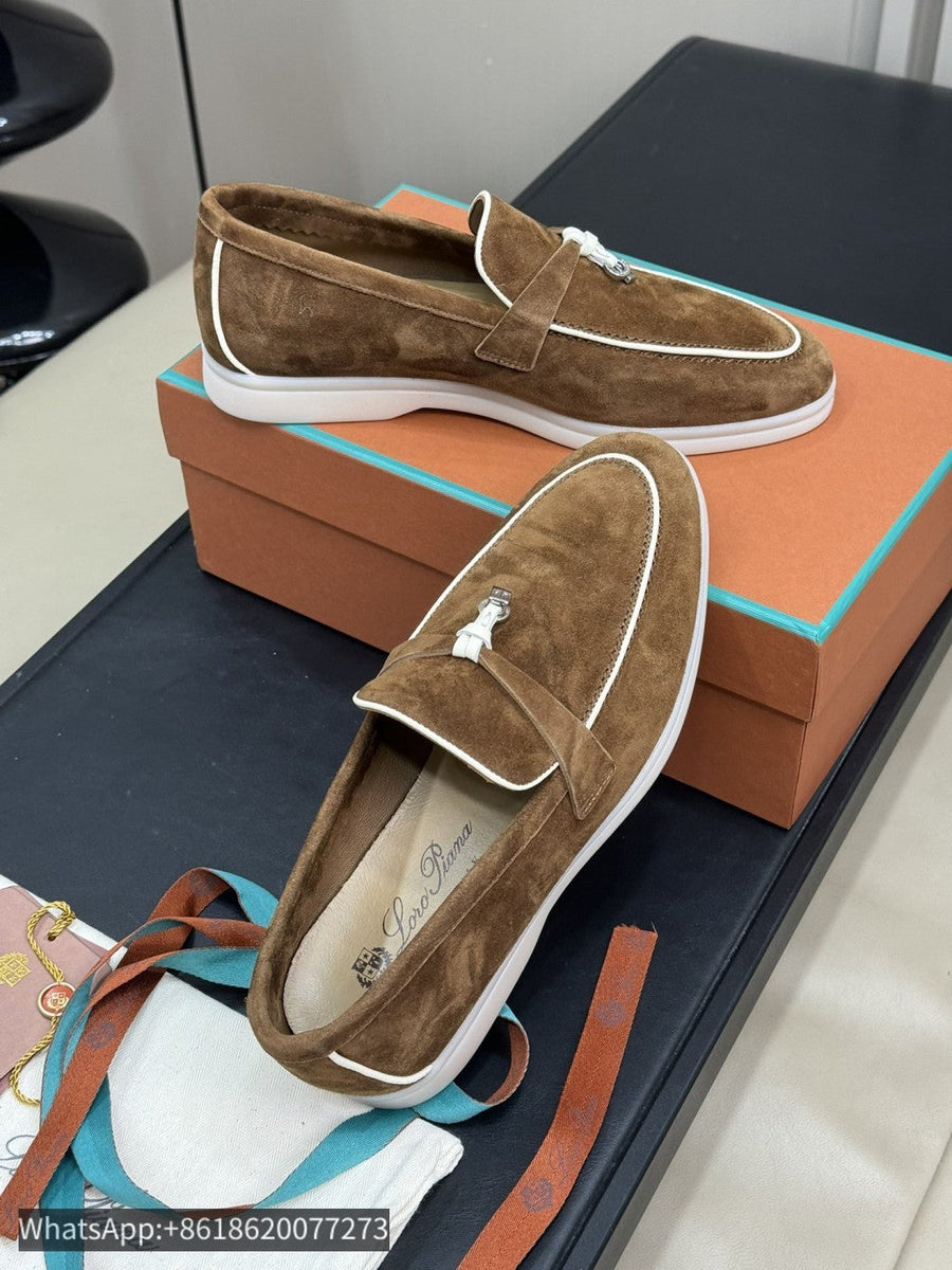 Tênis Casual Camurça Marrom