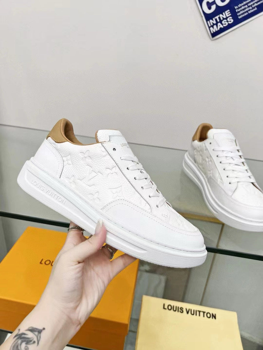 Tênis Couro Branco Casual