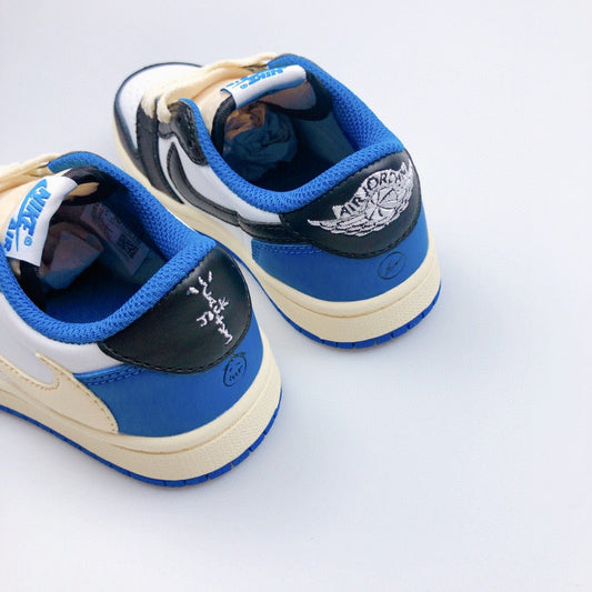 Jordan 1 Retro x Travis Scott Blue Infantil
