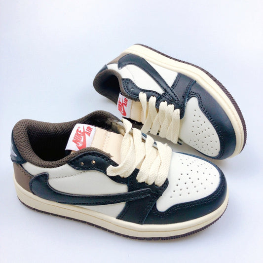 Jordan 1 Retro x Travis Scott Brown and Black Infantil