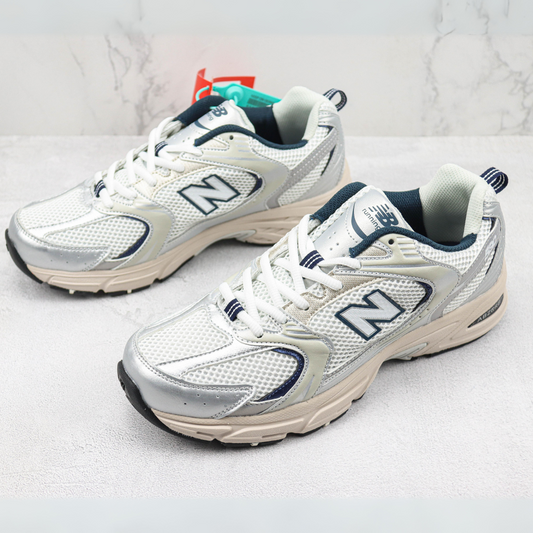 NEW BALANCE 530 WHITE SILVER NAVY WR530KA
