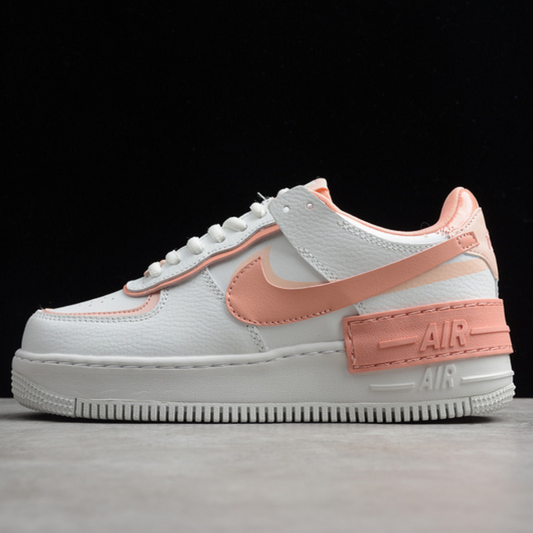 Tênis Cano Baixo Couro Branco Detalhe Rosa Coral